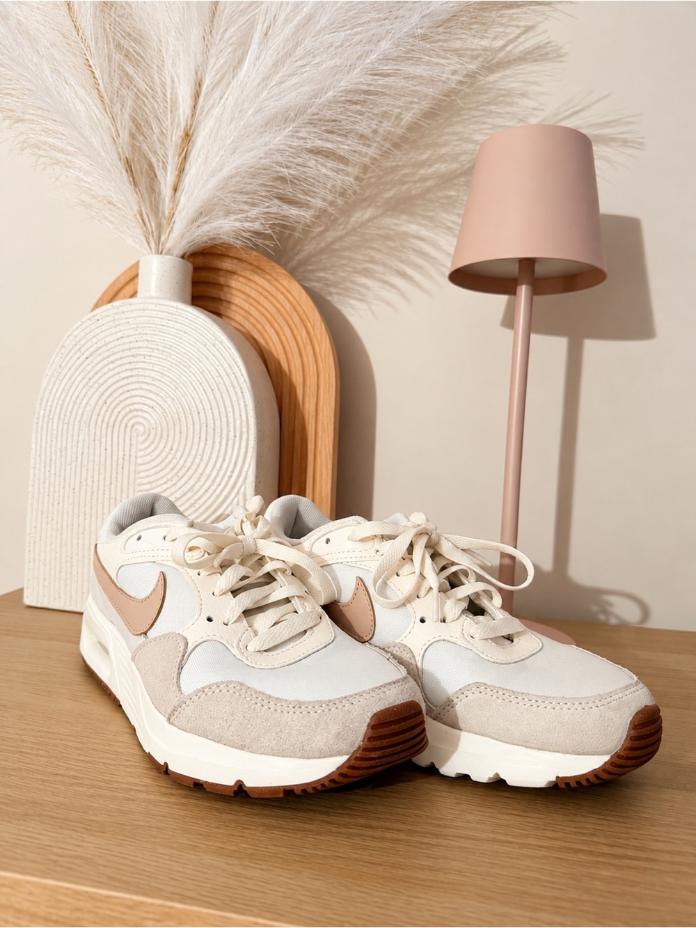 Nike Air Max 1 Aster Pink Sneakers White & Brown